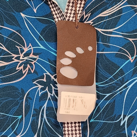 Karakorum Women's Blue Floral Button-Front Mini Dress - M - Picture 7 of 7